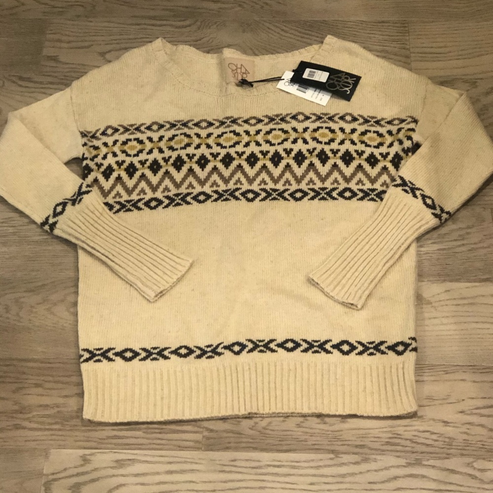 Chaser sweater Tan, Medium, New